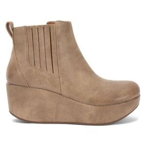 YELLOW BOX Platform Wedge Booties